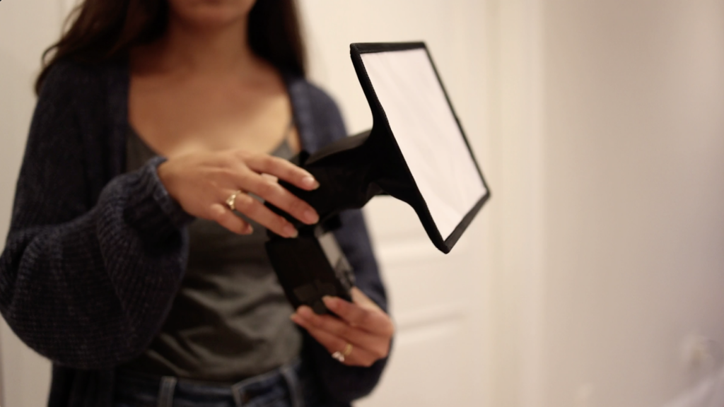 small attachable softbox for flsh